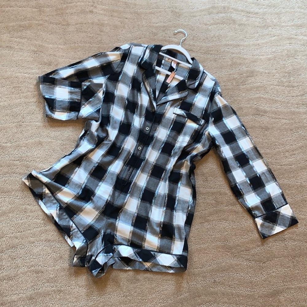 Victoria’s Secret Plaid Romper Pajamas. - Picture 6 of 15